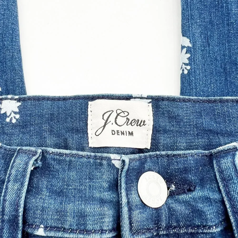 J. Crew 9" High-Rise Toothpick Jean in Block Print‎ 28 - Picture 5 of 8